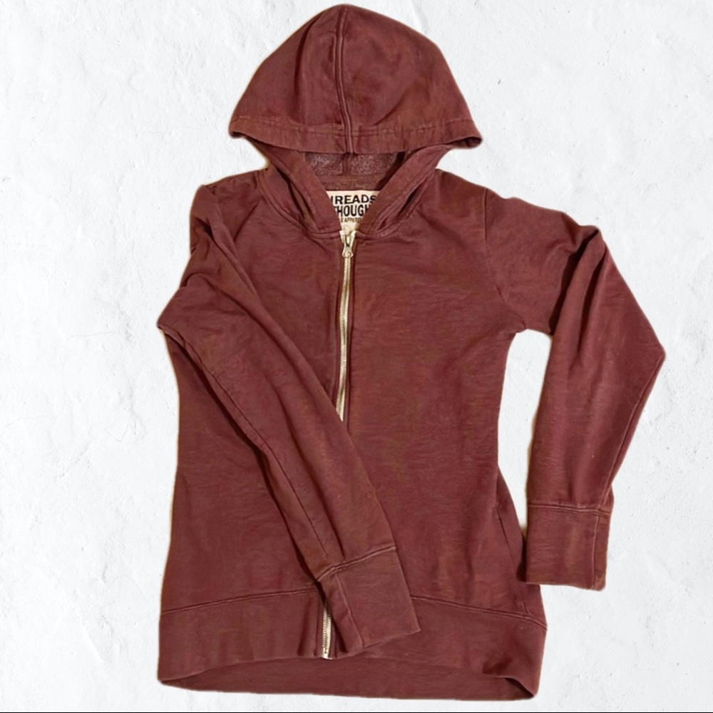 Organic Cotton zip up hoodie